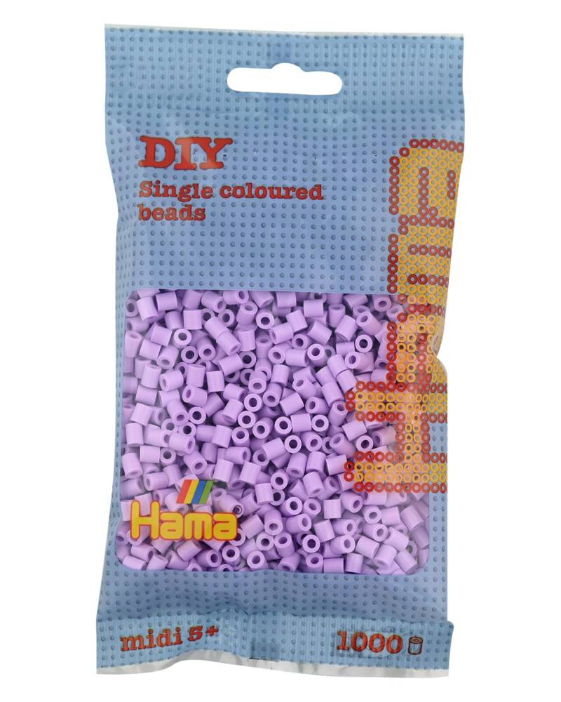 Hama Bügelperlen midi, pastell-flieder, im Beutel von hama bügelperlen
