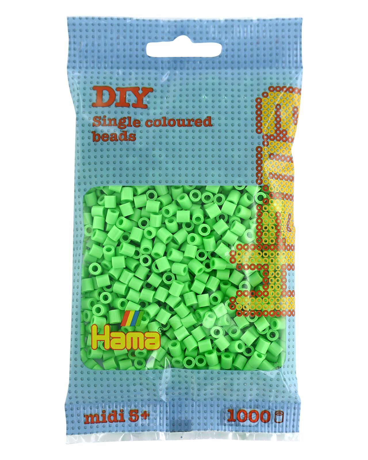 Hama Bügelperlen midi, pastell-grün, im Beutel Hama Bügelperlen midi, pastell-grün, im Beutel von hama bügelperlen