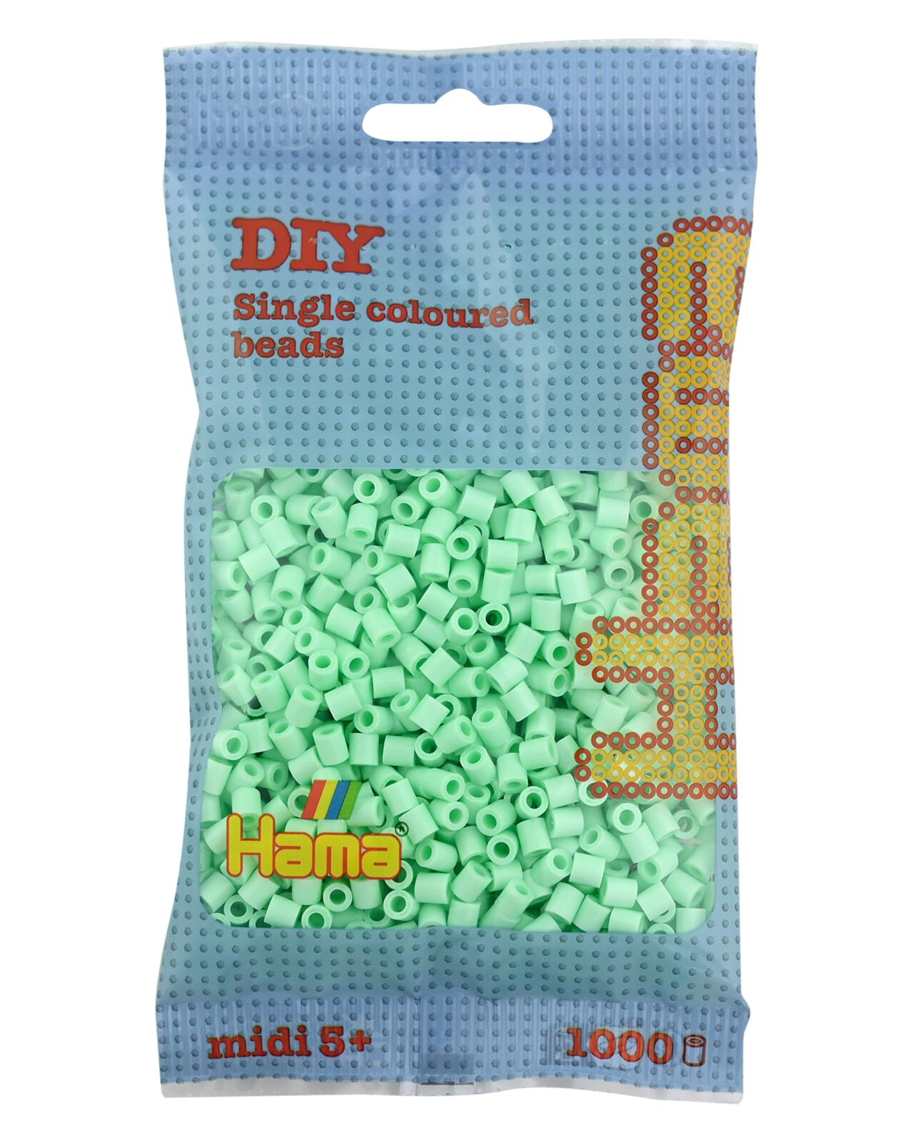 Hama Bügelperlen midi, pastell-mint, im Beutel Hama Bügelperlen midi, pastell-mint, im Beutel von hama bügelperlen