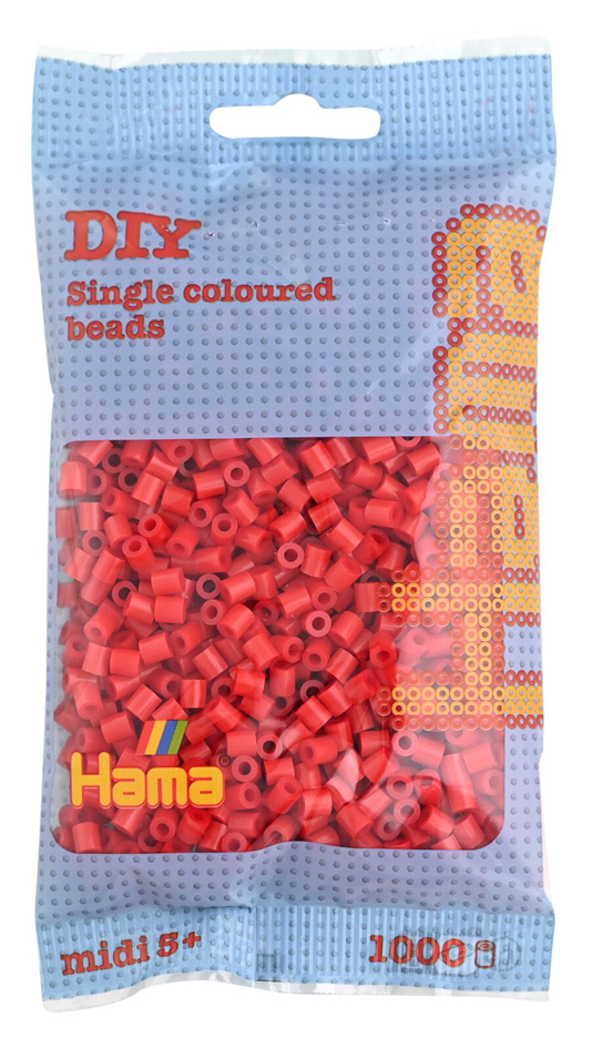 Hama Bügelperlen midi, rot, im Beutel Hama Bügelperlen midi, rot, im Beutel von hama bügelperlen