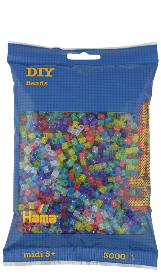 Hama Bügelperlen midi , Glittermix, , 3.000er Beutel Hama Bügelperlen midi , Glittermix, , 3.000er Beutel von hama bügelperlen