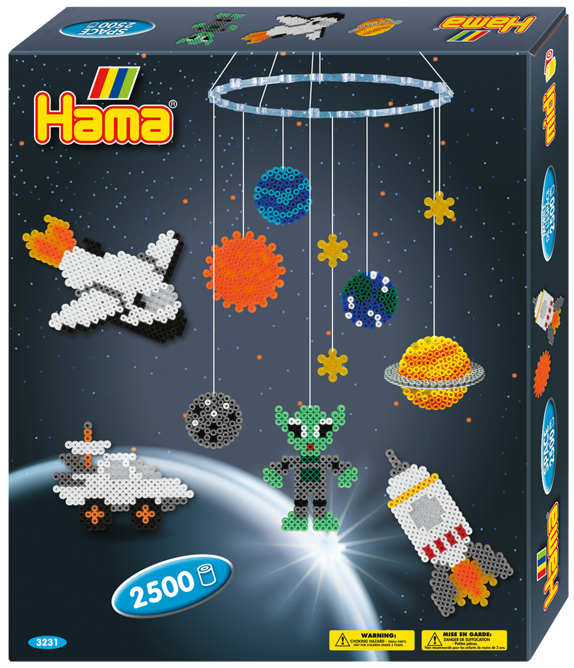 Hama Bügelperlen midi , Weltraum-Mobile, , Geschenkpackung Hama Bügelperlen midi , Weltraum-Mobile, , Geschenkpackung von hama bügelperlen
