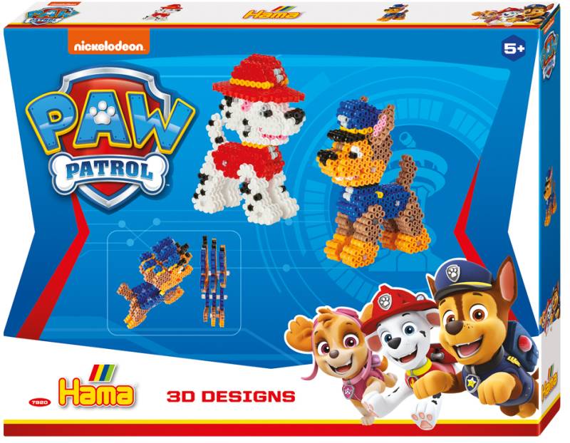 Hama Bügelperlen midi 3D , Paw Patrol, , große Geschenkpackung von hama bügelperlen
