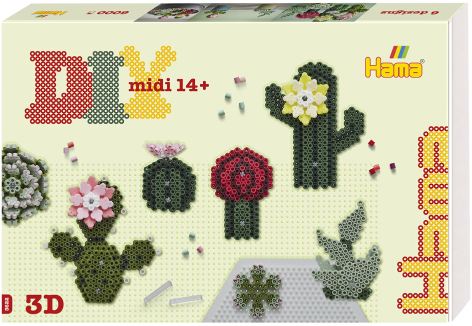 Hama Bügelperlen midi Art , Sukkulenten, , Geschenkpackung Hama Bügelperlen midi Art , Sukkulenten, , Geschenkpackung von hama bügelperlen