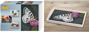 Hama Bügelperlen midi Art Schmetterling, Geschenkpackung Durchmesser Bügelperle midi: 5,0 mm - 1 Stück (00003605) von Hama