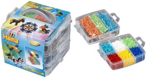 Hama Bügelperlen midi kleine Aufbewahrungsbox, gefüllt Durchmesser Bügelperle midi: 5,0 mm - 1 Stück (00006701) von Hama
