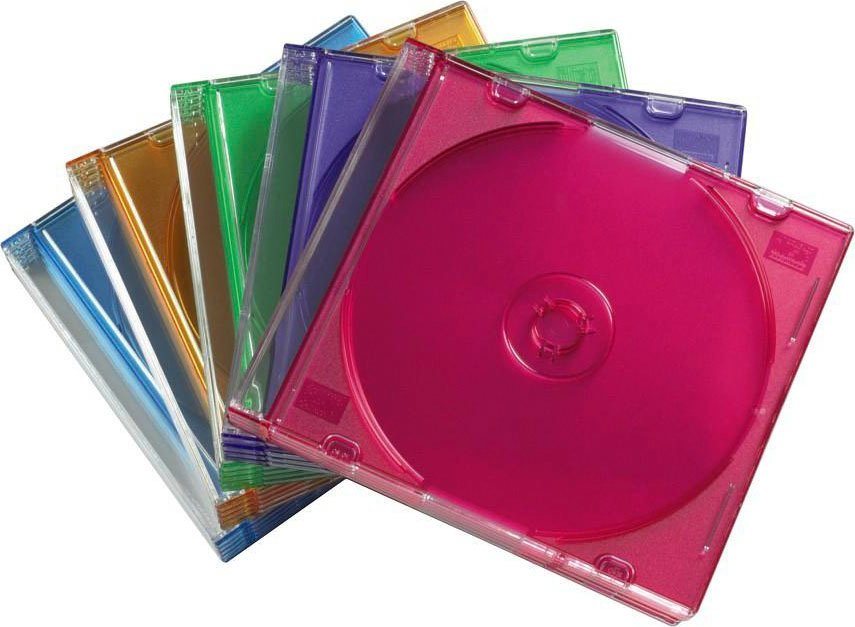 Hama CD-Hülle CD-Leerhülle Slim 25er-Pack Farbig Schutzhülle für CDs versch. Farben Hama CD-Hülle CD-Leerhülle Slim 25er-Pack Farbig Schutzhülle für CDs versch. Farben von Hama