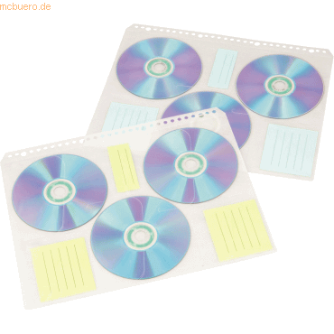 Hama CD-Hüllen für jeweils 6 CD-ROMs im DIN A4 Format VE=10 Stück Hama CD-Hüllen für jeweils 6 CD-ROMs im DIN A4 Format VE=10 Stück von Hama