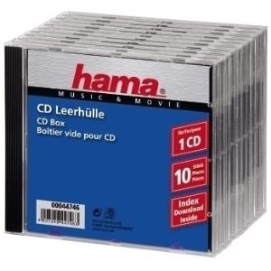 Hama CD Jewel Case Standard - Pack 10 (44746) von Hama