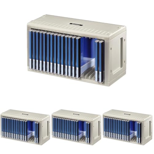 Hama CD-Rack 20, 00048402, Weiß (Packung mit 4) von Hama