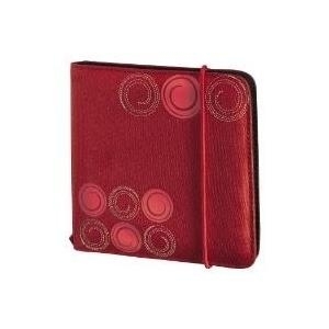 Hama CD Wallet 24 CD Schlank Red Eraser (095669) von Hama