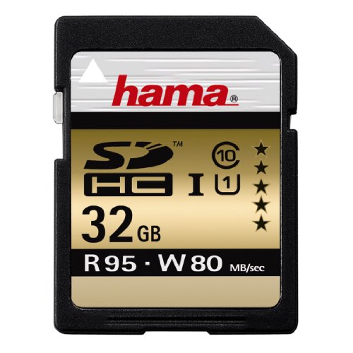 Hama Class 10 SDHC 32GB Speicherkarte (UHS-I, 95Mb/s) von Hama