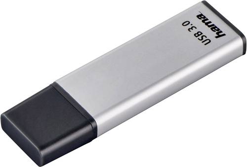 Hama Classic USB-Stick 64GB Silber 181053 USB 3.2 Gen 1 (USB 3.0) von Hama