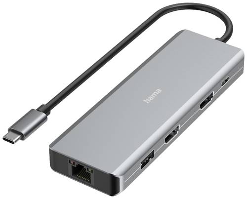 Hama Connect2Media 9 Port USB 3.2 Gen 1-Hub (USB 3.0) mit Schnellladeport, mit USB-C® Stecker, Ultr von Hama