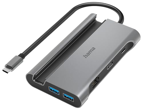 Hama Connect2Mobile 7 Port USB 3.2 Gen 1-Hub (USB 3.0) mit Schnellladeport, mit USB-C Stecker, Ultra von Hama