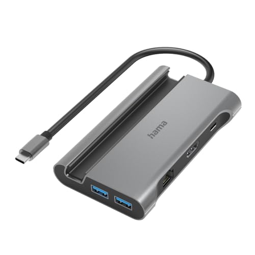 Hama Connect2Mobile 7 Port USB 3.2 Gen 1-Hub (USB 3.0) mit Schnellladeport, mit USB-C Stecker, Ultra von Hama