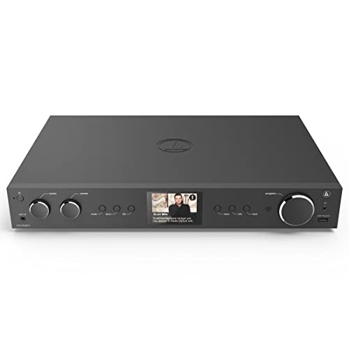 Hama DAB Tuner HiFi Digitalradio Internet Radio FM Tuner Bluetooth Digitalradio FM WLAN Stereo Receiver Spotify Amazon Music Fernbedienung USB AUX Wecker DIT2105SBTX schwarz von Hama