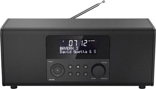 Hama DR1400 Tischradio DAB+, UKW Schwarz von Hama