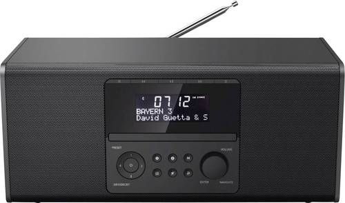 Hama DR1550CBT Tischradio DAB+, UKW Bluetooth®, CD, USB Schwarz von Hama