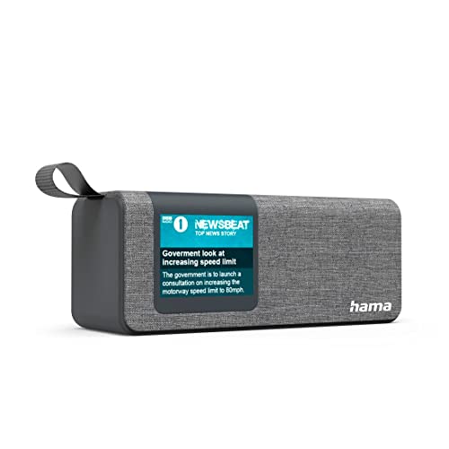 Hama DR200BT Tischradio DAB, UKW DAB, UKW, Bluetooth® Grau von Hama