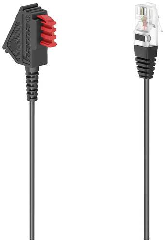 Hama DSL Anschlusskabel [1x TAE-F-Stecker - 1x RJ45-Stecker 8p2c] 6m Schwarz von Hama