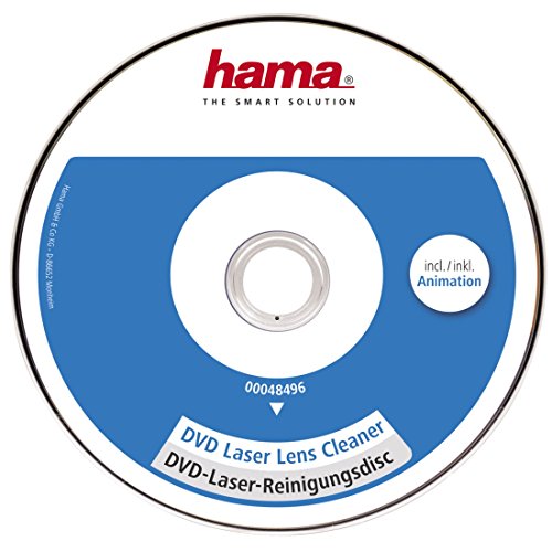 Hama DVD Reinigungsdisc (zur Besetigung von Schmutz in DVD Laufwerken) Laser-Reinigungs DVD von Hama