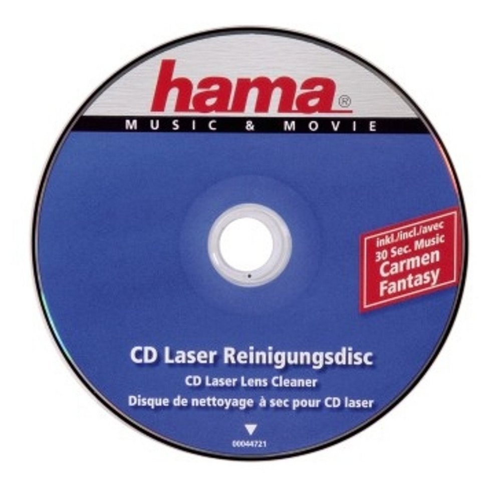 Hama DVD-Rohling Hama CD Laser Lens Cleaner CD's/DVD's von Hama