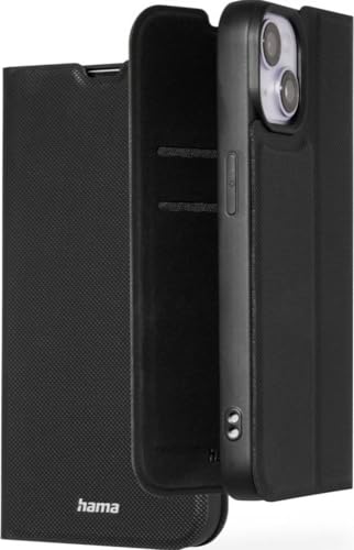 Hama Handyhülle für iPhone 13 (Handytasche zum Aufstellen, Etui mit Kartenfach, extra Schutz von Display und Kamera, mit Magnet, Klapphülle, weich, Anti Fingerabdruck) schwarz Hama Handyhülle für iPhone 13 (Handytasche zum Aufstellen, Etui mit Kartenfach, extra Schutz von Display und Kamera, mit Magnet, Klapphülle, weich, Anti Fingerabdruck) schwarz von Hama