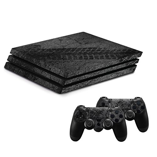 Hama Design-Skin „Racing“ kompatibel für PlayStation 4 PRO (Folien-Set im Racing-Design kompatibel für PS4 PRO Konsole und 2 Controller, rückstandslos entfernbar) Designfolie, Gehäuse-Aufkleber von Hama