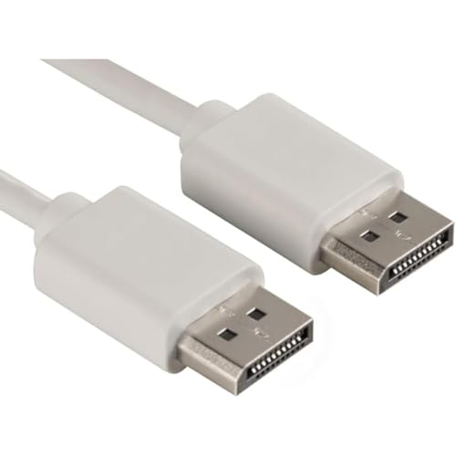 Hama DisplayPort Kabel (1,5 m, DP 1.2, Ultra HD, 4K, 21.6 Gbit/s) grau von Hama