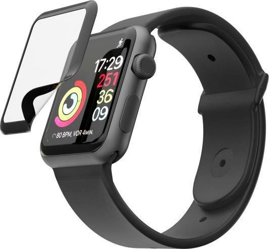 Hama Displayschutzglas Displayschutz-Glas Hiflex für Apple Watch 4/5/6/SE, 40 mm Schutzglas für Apple Watch 4/5/6/SE von Hama