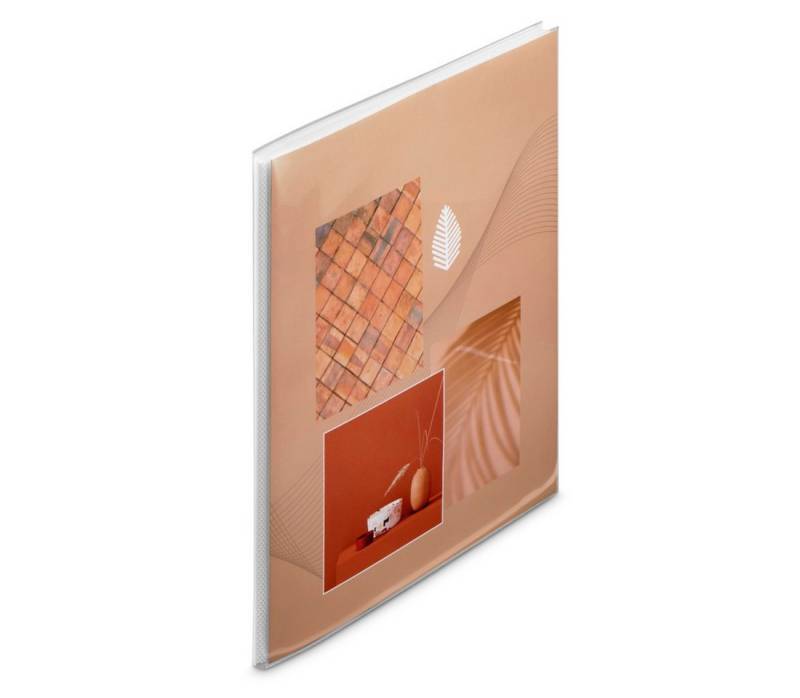 Hama Einsteck-Fotoalbum Fotoalbum Softcover-Album "Singo II", für 80 Fotos 10x15cm, Terracotta von Hama