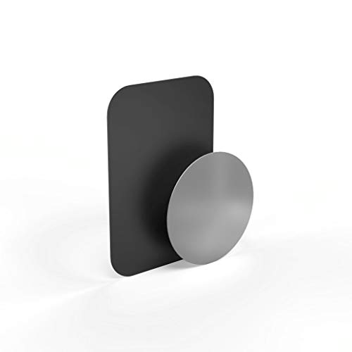 Hama Ersatz-Metallplatten für Kfz-Halterung Magnet (für alle Smartphones und Tablets, Gewicht 10g) grau von Hama