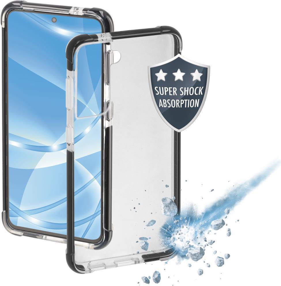 Hama Essential Line "Protector" - Hintere Abdeckung f�r Mobiltelefon - Thermoplastisches Polyurethan (TPU) - Schwarz, durchsichtig - f�r Samsung Galaxy S21 FE von Hama