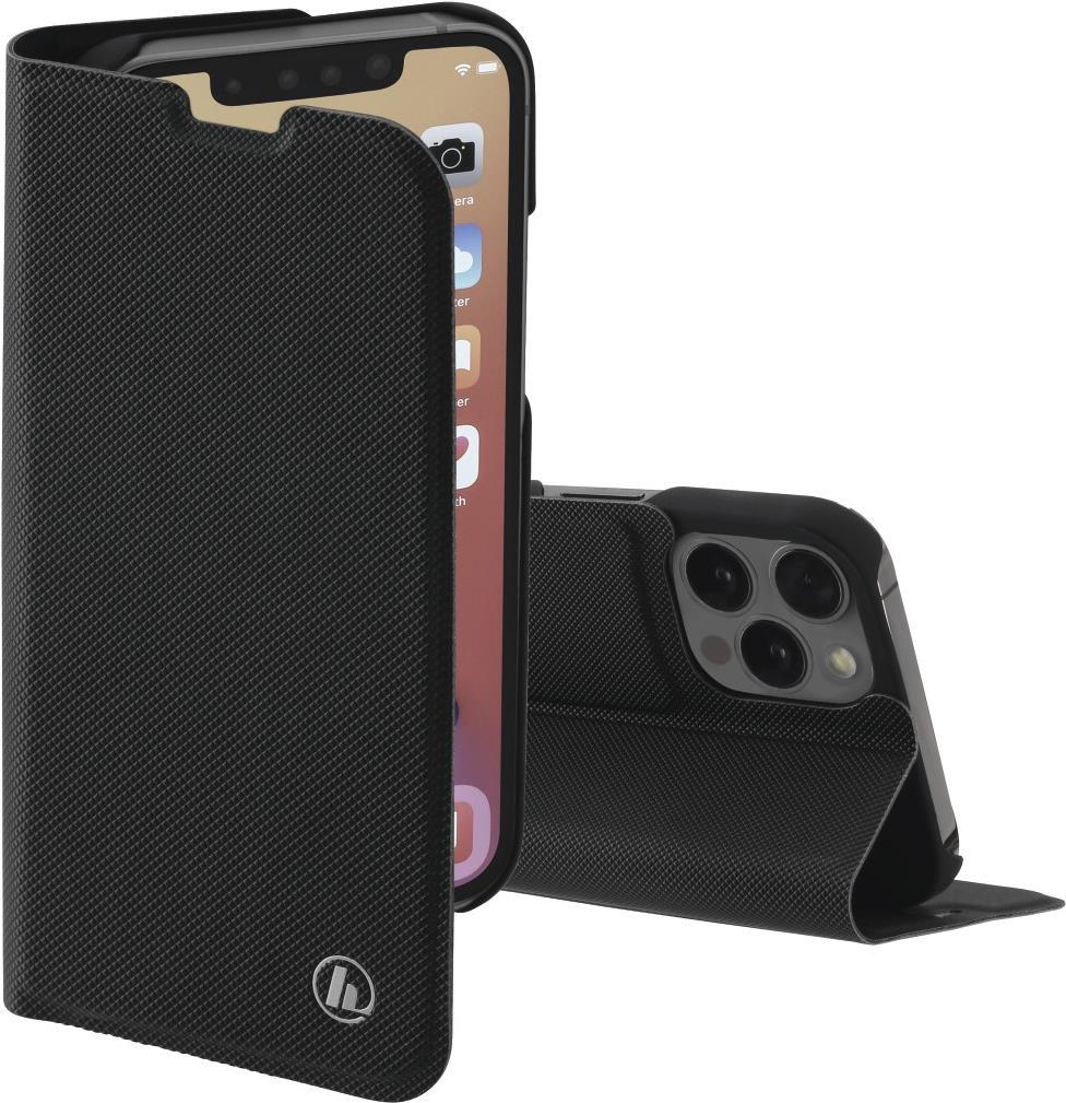 Hama Essential Line Slim Pro - Flip-Hülle für Mobiltelefon - Polyurethan - Schwarz (00196968) von Hama