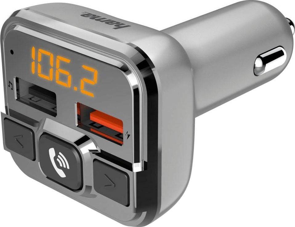 Hama FM-Transmitter mit Bluetooth®- und Freisprechfunktion Transmitter Bluetooth-Adapter zu USB 2.0 von Hama