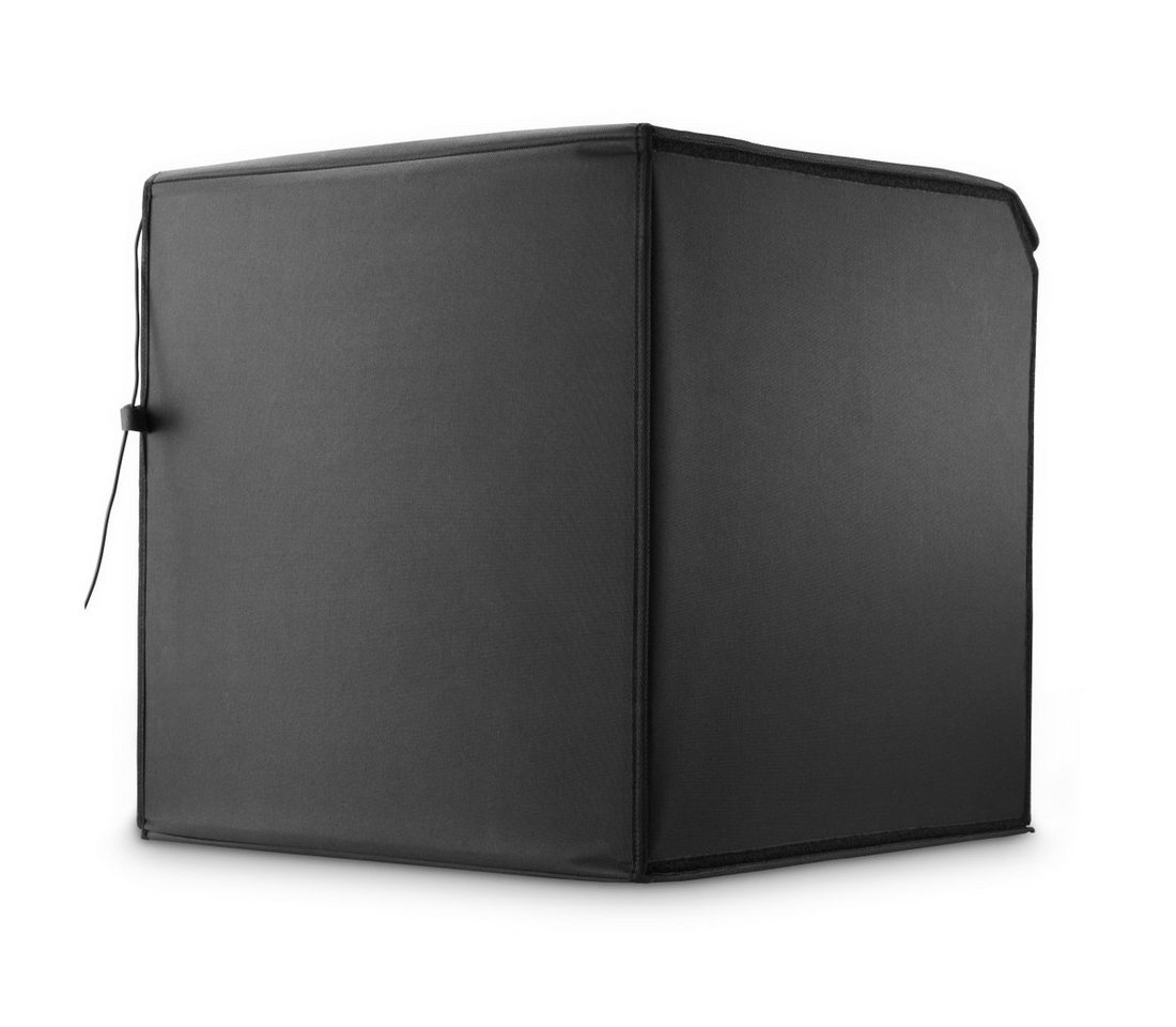 Hama Falthintergrund Mini-Fotostudio-Set f. Produktbilder (faltbar, LED-Ringlicht, 50x50cm) von Hama