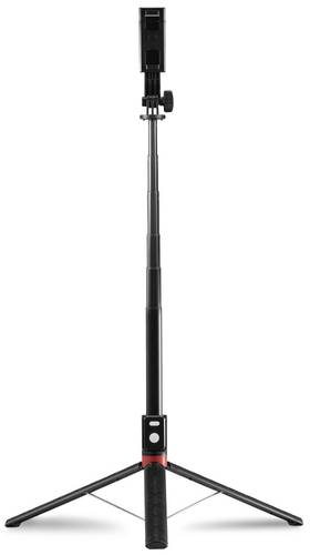 Hama Fancy Stand 170 Selfie Stick Schwarz inkl. Smartphonehalter, Bluetooth, Integriertes Stativ von Hama