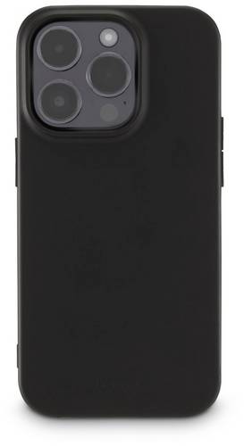 Hama Fantastic Feel Backcover Apple iPhone 15 Pro Schwarz Induktives Laden, Stoßfest von Hama