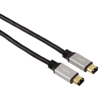 Hama FireWire-Kabel IEEE1394a Stecker 6-pol - Stecker 6-pol, 2 m von Hama