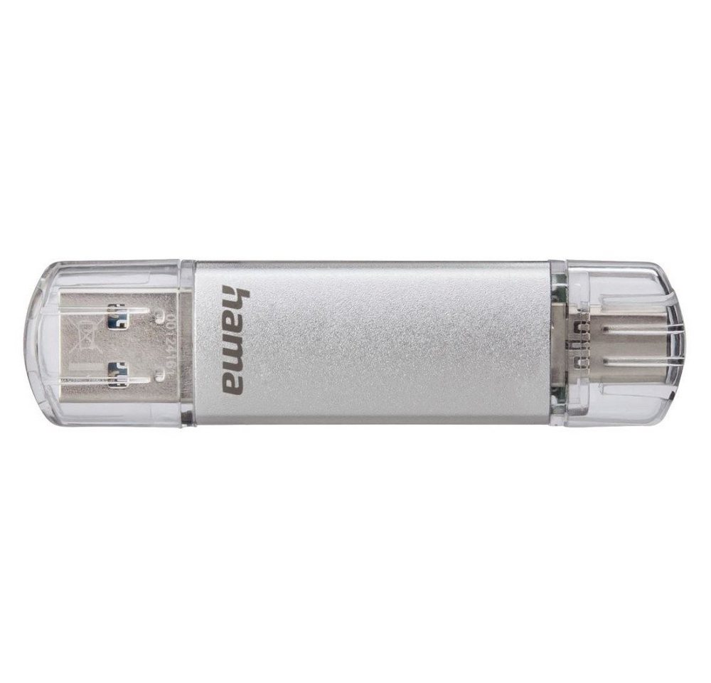 Hama USB-Stick "C-Laeta", Type-C USB 3.1/USB 3.0, 64GB, 40 MB/s, Silber USB-Stick Hama USB-Stick "C-Laeta", Type-C USB 3.1/USB 3.0, 64GB, 40 MB/s, Silber USB-Stick von Hama