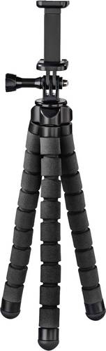 Hama Flex Dreibeinstativ 1/4 Zoll Arbeitshöhe=9 - 26cm Schwarz Für Smartphones und GoPro Hama Flex Dreibeinstativ 1/4 Zoll Arbeitshöhe=9 - 26cm Schwarz Für Smartphones und GoPro von Hama