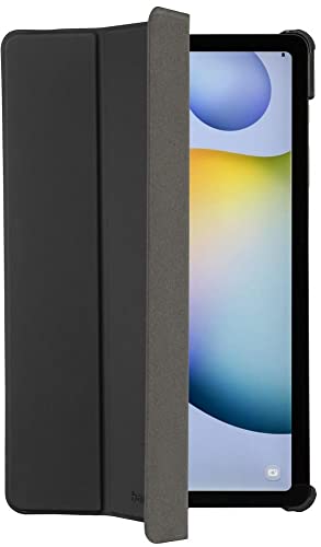 Hama Fold Bookcase Samsung Galaxy Tab S6 Lite Schwarz Tablet Tasche, modellspezifisch von Hama