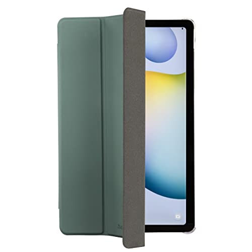 Hama Fold Clear Bookcase Samsung Galaxy Tab S6 Lite Grün, Transparent Tablet Tasche, modellspezifis von Hama