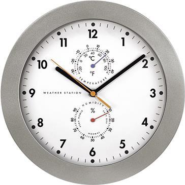 Hama Funkuhr PG-300 00186344 Thermo-/Hygrometer silber (00186344) von Hama