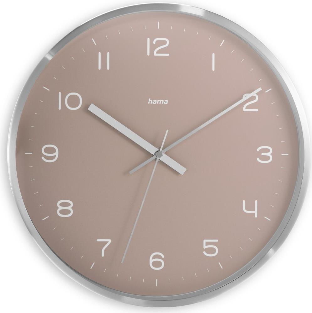 Hama Funkwanduhr Fidschi O 30 cm Aluminium (00185883) von Hama