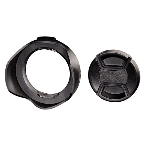 Hama Gegenlichtblende für Weitwinkelobjektive, Objektivdeckel, Einschraubfassung 55 mm, Schwarz von Hama