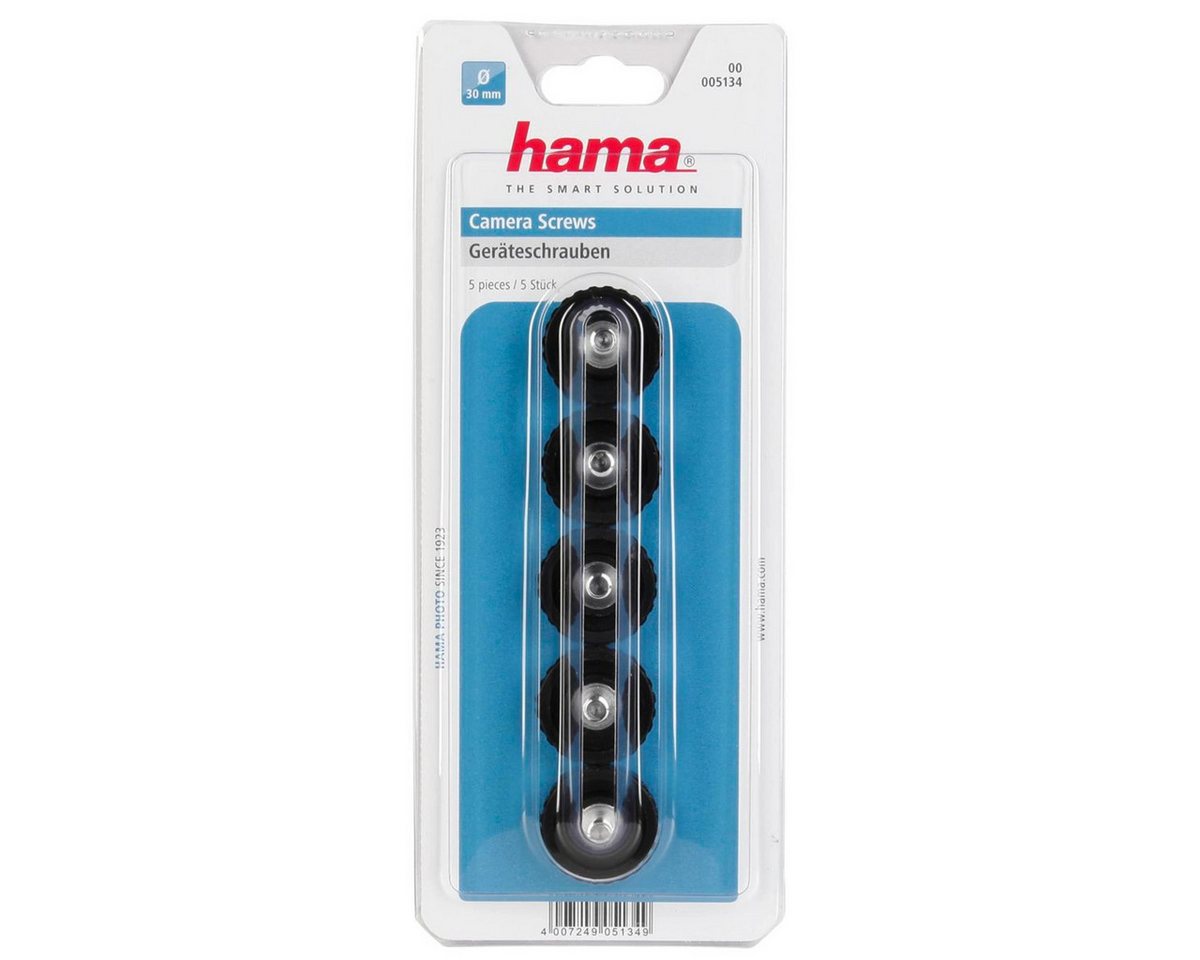 Hama Geräteschrauben 11 mm 1/4 (5 Stück) Camcorderstativ von Hama