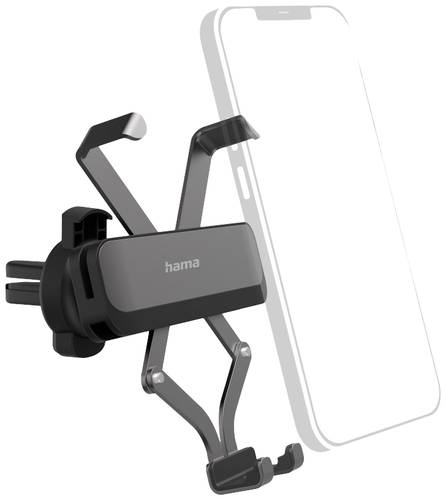 Hama Gravity Pro Handy-Kfz-Halterung Lüftungsgitter Passend für Breite: 50 - 90mm von Hama