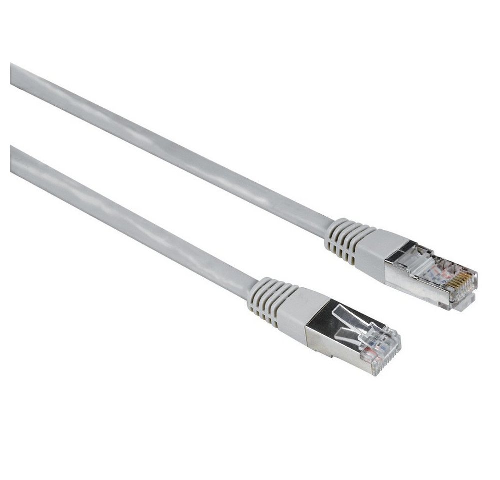 Hama HAMA Netzwerkkabel, CAT-5e, F/UTP geschirmt, 10,00 m LAN-Kabel Hama HAMA Netzwerkkabel, CAT-5e, F/UTP geschirmt, 10,00 m LAN-Kabel von Hama